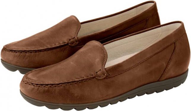 Waldläufer Mocassin in tijdloos mooi model Cognac