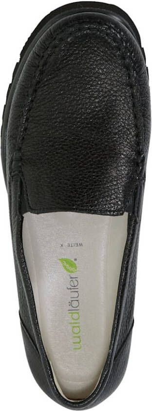 Waldläufer Mocassin met EVA-zool Zwart