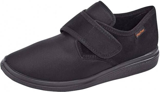 Fischer Unisex Zwarte Pantoffel Met Stretch Diabetisch Zwart - Foto 4