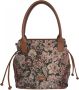 Gabor Shopper met bloemenpatroon Cognac Multicolor - Thumbnail 4