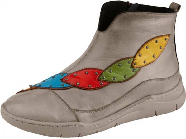 Gemini Enkellaarsje in een harmonieuze kleurencombinatie Taupe Multicolor