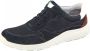 Jomos Veterschoen met moderne zool Donkerblauw - Thumbnail 1