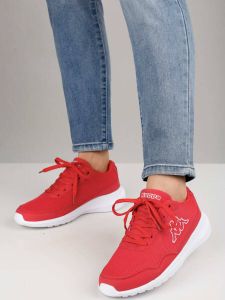 Kappa Sneaker in meshlook Rood