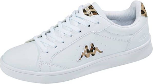 Kappa Sneaker met subtiele animalprint Wit