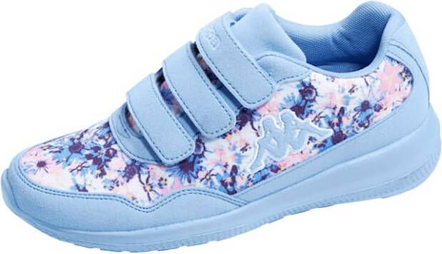 Kappa Sneaker met trendy bloemenprint Zwart Grijs