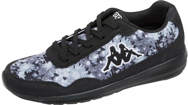 Kappa Sneaker met trendy bloemenprint Zwart Grijs