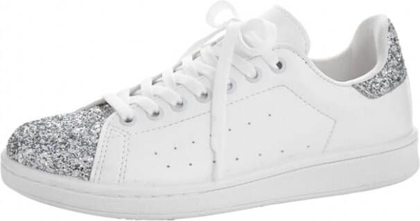 KLiNGEL Sneaker met glitter Wit