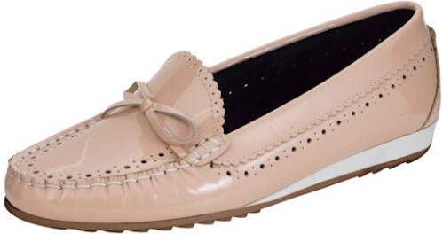 Liva Loop Mocassin met karakteristieke mocassinnaad Beige