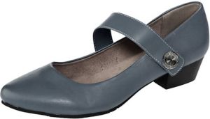 Liva Loop Pump met klittenband op de wreef Blauw