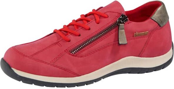 Liva Loop Sneaker met rits opzij Rood