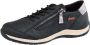 Liva Loop Sneaker met rits opzij Zwart - Thumbnail 1