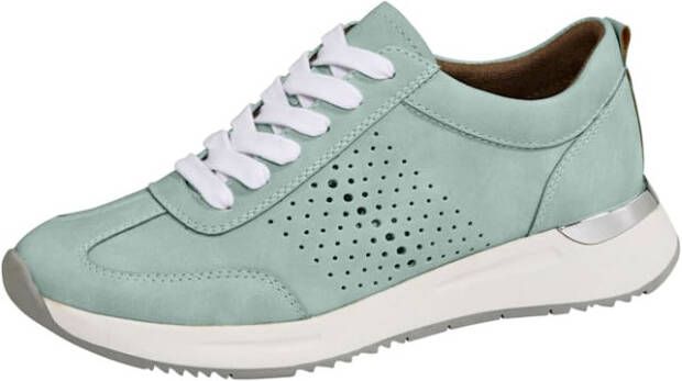 Liva Loop Sneaker met zomerse perforaties Mint