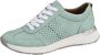 Liva Loop Sneaker met zomerse perforaties Mint - Thumbnail 1