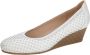 MONA Pump met modieuze perforaties Wit - Thumbnail 1