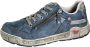Mustang Sneaker in modieuze used look Blauw - Thumbnail 1