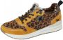 Mustang Sneaker met elastische veters Okergeel - Thumbnail 1
