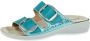 Naturläufer Muiltje Verstelbare bandjes Turquoise - Thumbnail 1