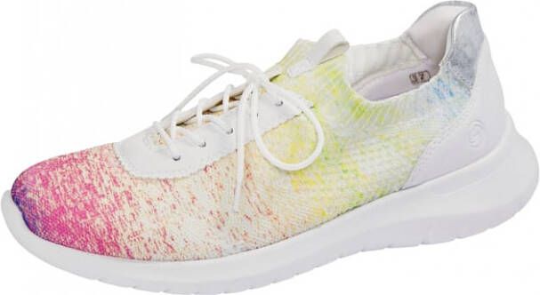 Remonte Sneaker in prachtige regenbooglook Wit Multicolor