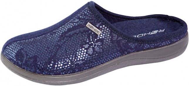 Rohde Pantoffel Donkerblauw