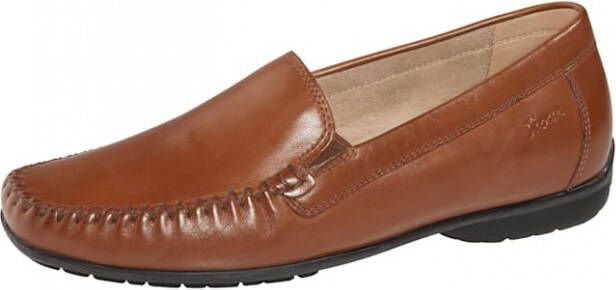 Sioux Bruine leren mocassins pantoffels - Foto 2