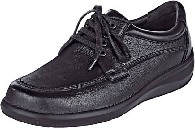 Ströber Veterschoen van fijn zacht hertenleer Zwart