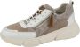 Studio W Sneaker in een trendy kleurencombinatie Wit Beige - Thumbnail 1