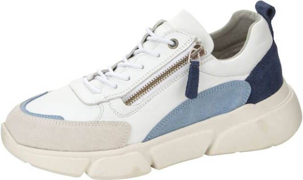 Studio W Sneaker in een trendy kleurencombinatie Wit Blauw