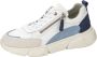 Studio W Sneaker in een trendy kleurencombinatie Wit Blauw - Thumbnail 1