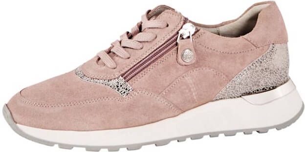 Studio W Sneaker met fraaie metallic details Roze Zilverkleur