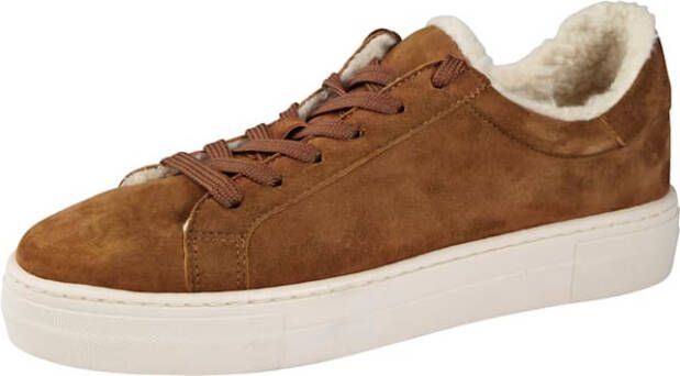 Studio W Sneaker met mooi imitatievacht Cognac