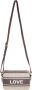 Taschenherz Schoudertas met LOVE opschrift Beige Bruin - Thumbnail 1