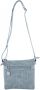 Taschenherz Schoudertas met trendy perforaties Jeansblauw - Thumbnail 1