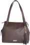 Taschenherz Shopper met afneembaar kwastje Donkerbruin Shopper met afneembaar kwastje Beige Shopper met afneembaar kwastje Cognac Shopper met afneembaar kwastje Marine - Thumbnail 1