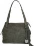 Taschenherz Shopper met perforaties Olijf - Thumbnail 1
