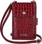 Taschenherz Telefoontasje met portemonnee Rood Telefoontasje met portemonnee Zwart - Thumbnail 1