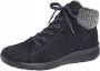 Vamos Hoge veterschoen Donkerblauw - Thumbnail 1