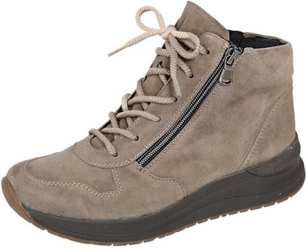 Vamos Hoge veterschoen met Shock Absorber Taupe