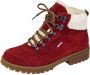 Waldläufer Hoge veterschoen in TEX-uitvoering Rood - Thumbnail 1