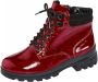 Waldläufer Hoge veterschoen met lichte EVA-zool Rood - Thumbnail 1