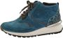 Waldläufer Hoge veterschoen Petrol - Thumbnail 1