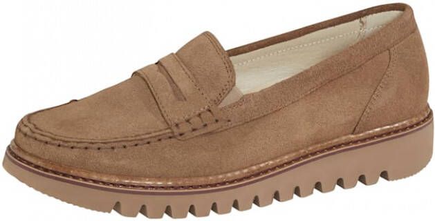 Waldläufer Mocassin met EVA zool Bruin