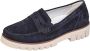Waldläufer Mocassin met luchtgepolsterde zool Donkerblauw - Thumbnail 1