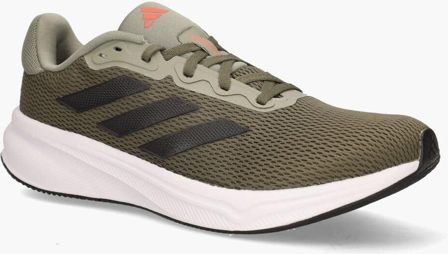 Adidas Performance Response Run hardloopschoenen olijfgroen zwart rood - Foto 4