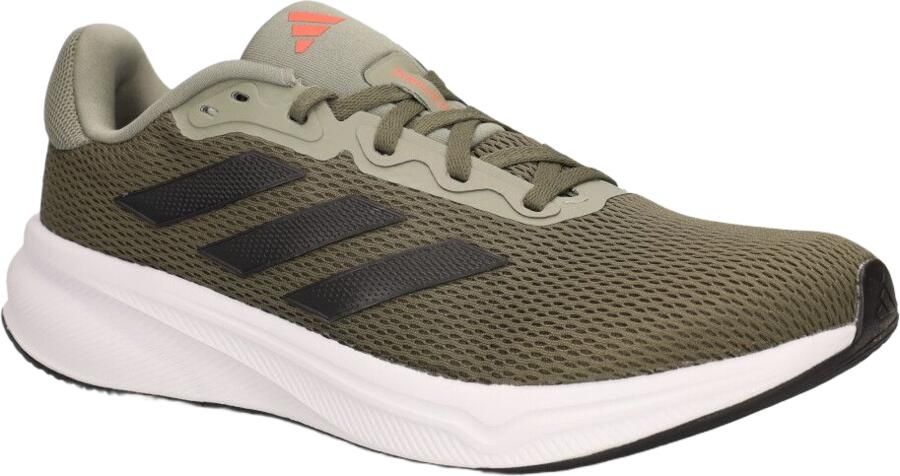 Adidas Performance Response Run hardloopschoenen olijfgroen zwart rood - Foto 4