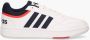 Adidas Sportswear Hoops 3.0 Sneakers Ftwr White Legend Ink Vivid Red - Thumbnail 3