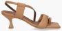 ALOHAS Asymmetrische bandjes sandaal Brown Dames - Thumbnail 2