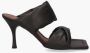 ALOHAS Twist Strap Sandals Zwart Dames - Thumbnail 2