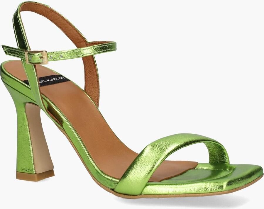 Angel Alarcon Verhoog je stijl met High Heel Sandals Green Dames - Foto 12