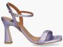Angel Alarcon Elegant High Heel Sandals Purple Dames - Thumbnail 3