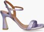 Angel Alarcon Elegant High Heel Sandals Purple Dames - Thumbnail 3